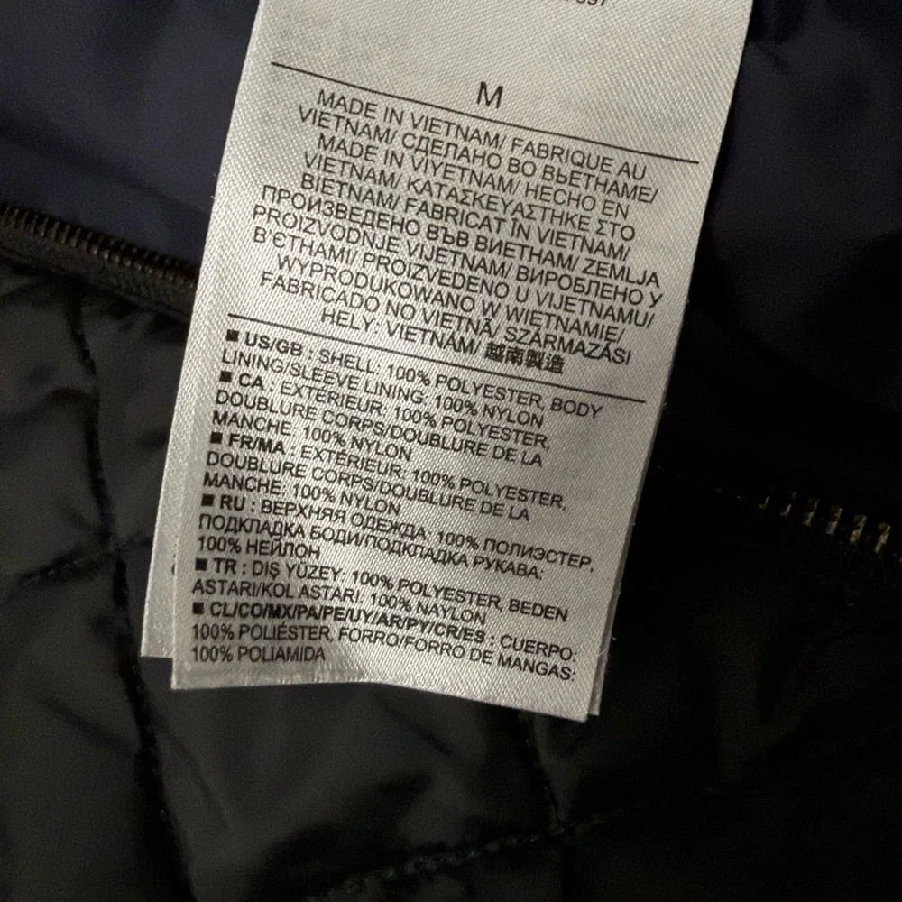 Banana Republic Men's Black Quilted Jacket Medium